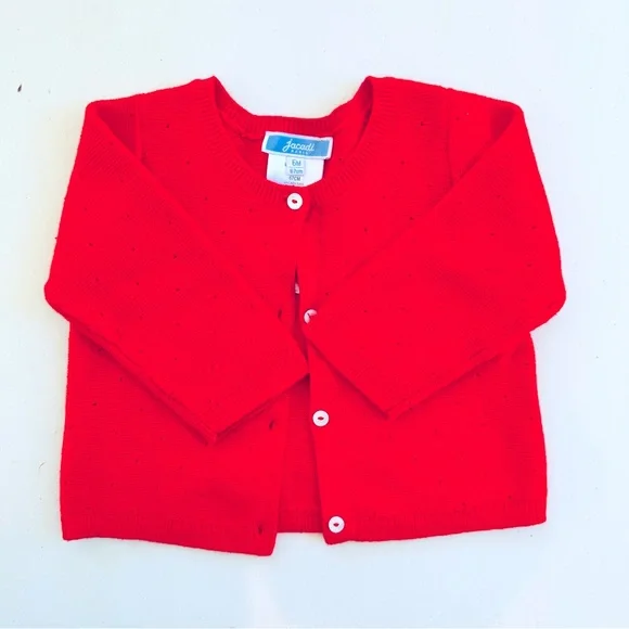 Jacadi baby sweater and bubble romper